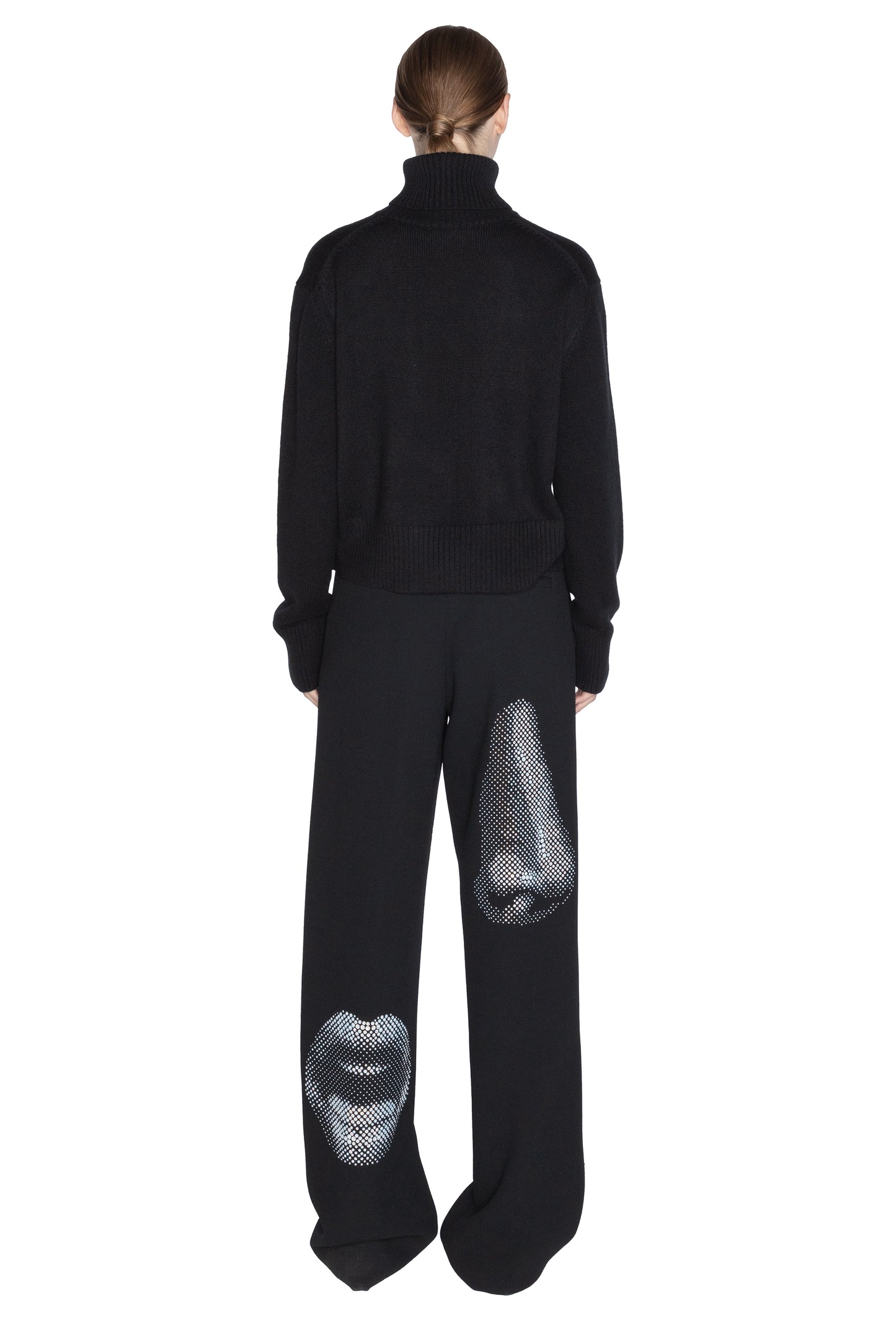 'FIVE SENSES CRYSTAL' CROPPED TURTLENECK -  - Libertine