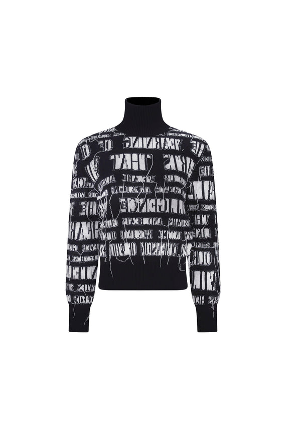 'REFLECTION' CROPPED TURTLENECK - - Libertine - Main image