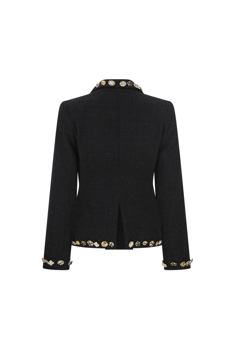 'BUTTON LUXE' L/S SHORT JACKET - - Libertine