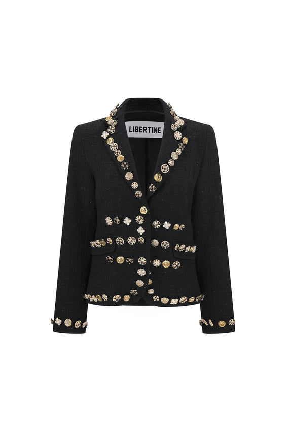 'BUTTON LUXE' L/S SHORT JACKET - - Libertine - Main image