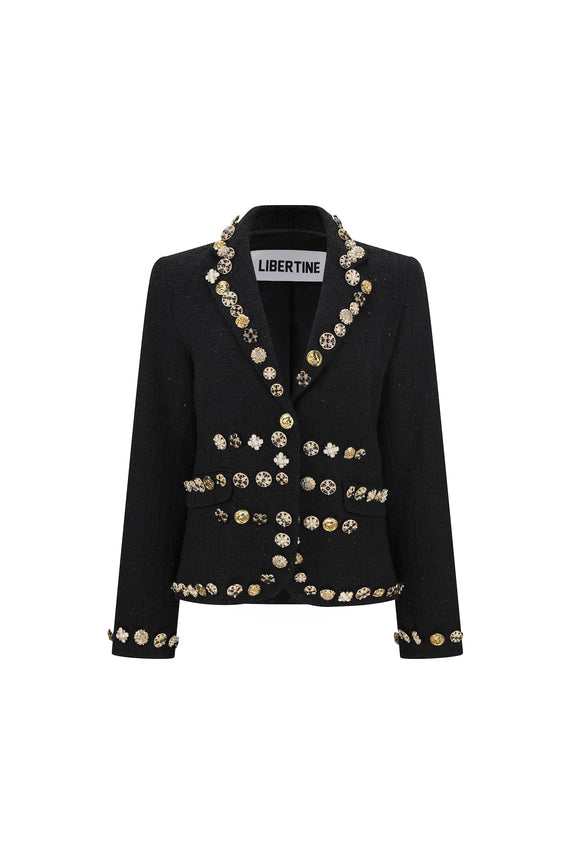 'BUTTON LUXE' L/S SHORT JACKET -  - Libertine