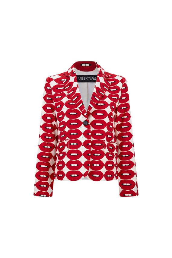 'FRENCH KISSING IN THE USA' L/S SHORT JACKET - - Libertine - Main image