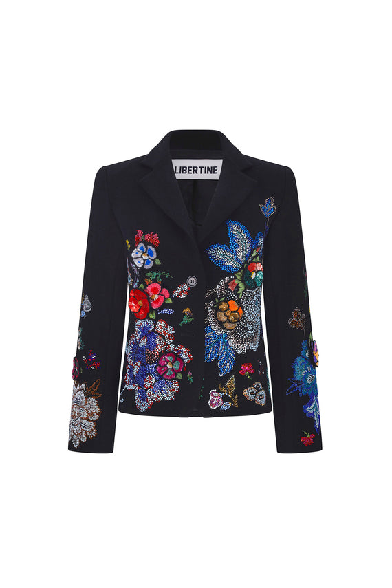 'LUXE BOUQUET' L/S SHORT JACKET - - Libertine - Main image