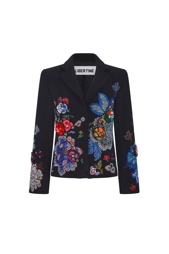 'LUXE BOUQUET' L/S SHORT JACKET -  - Libertine