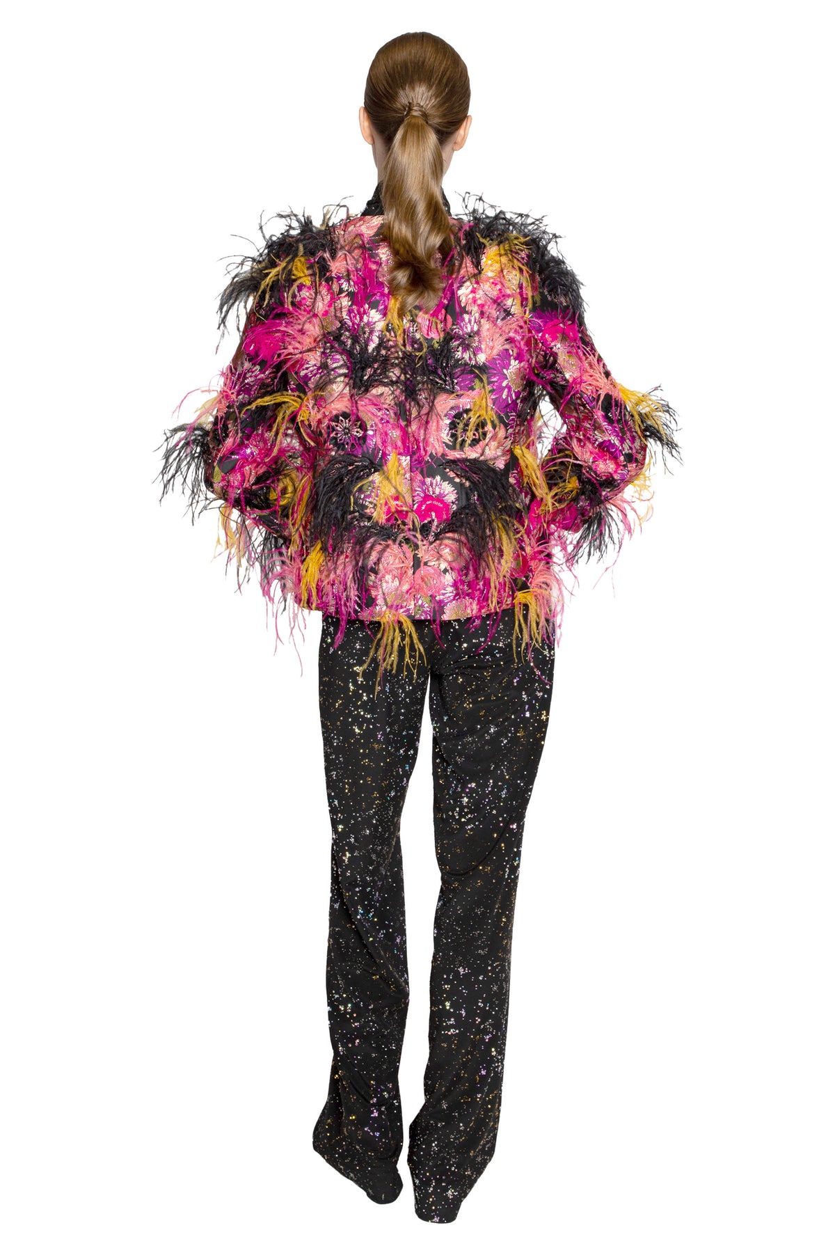 'PINK WISH JACQUARD' BETTY JACKET - - Libertine