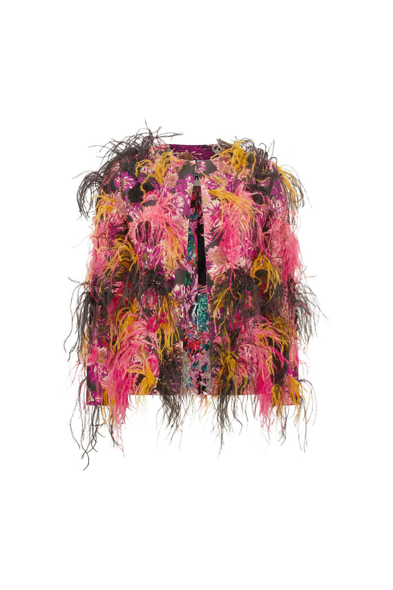 'PINK WISH JACQUARD' BETTY JACKET - - Libertine