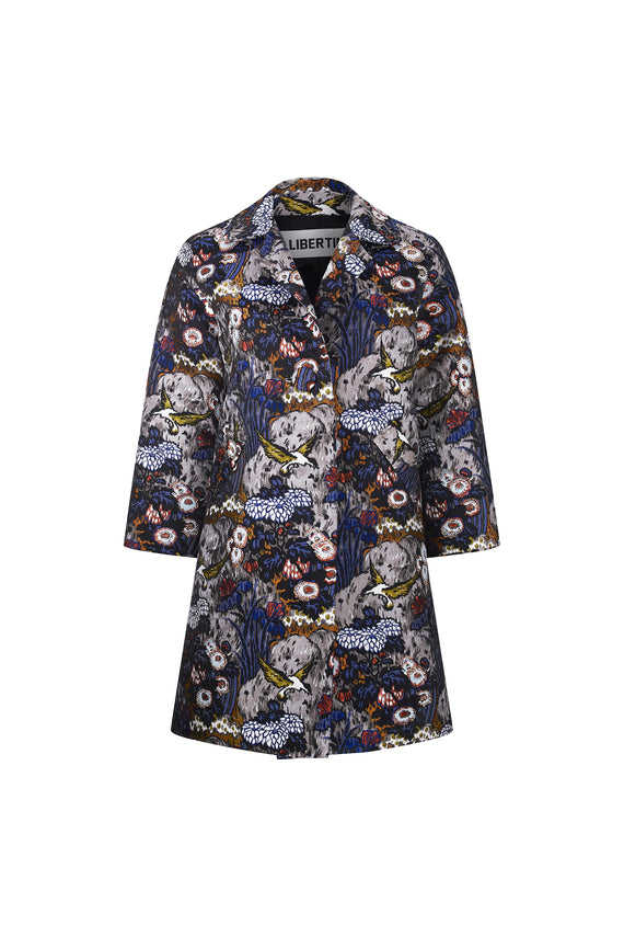 'SCHOLARS ROCK' NOTCHED LAPEL COAT -  - Libertine