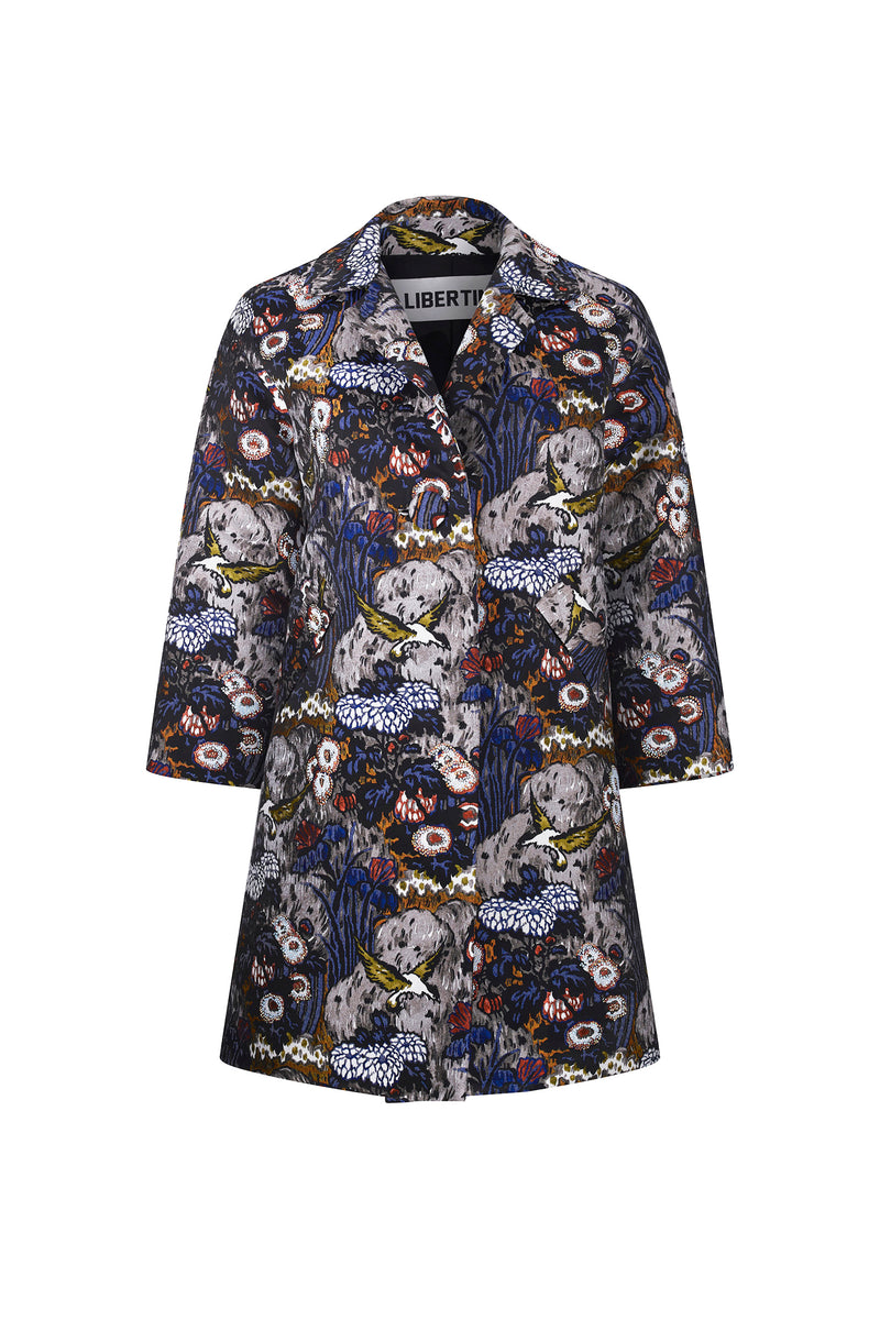 'SCHOLARS ROCK' NOTCHED LAPEL COAT - - Libertine