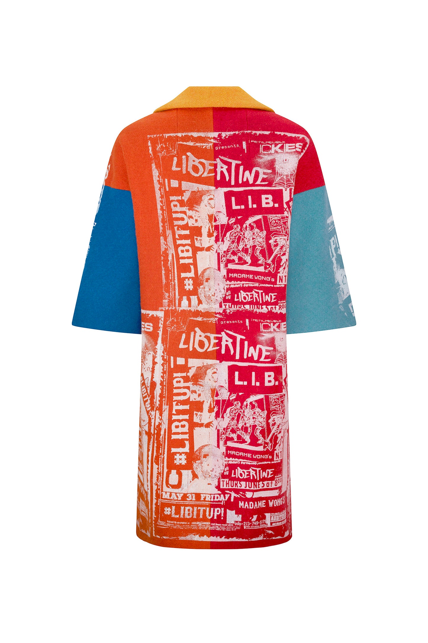 LIMITED RUN 'LIB IT UP' PATCH POCKET COAT - - Libertine