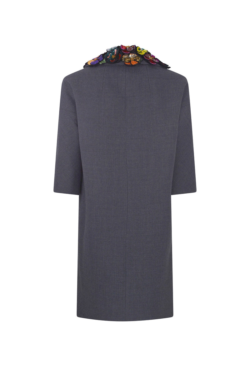 'PANSY GARDEN PATCH' PATCH POCKET COAT - - Libertine