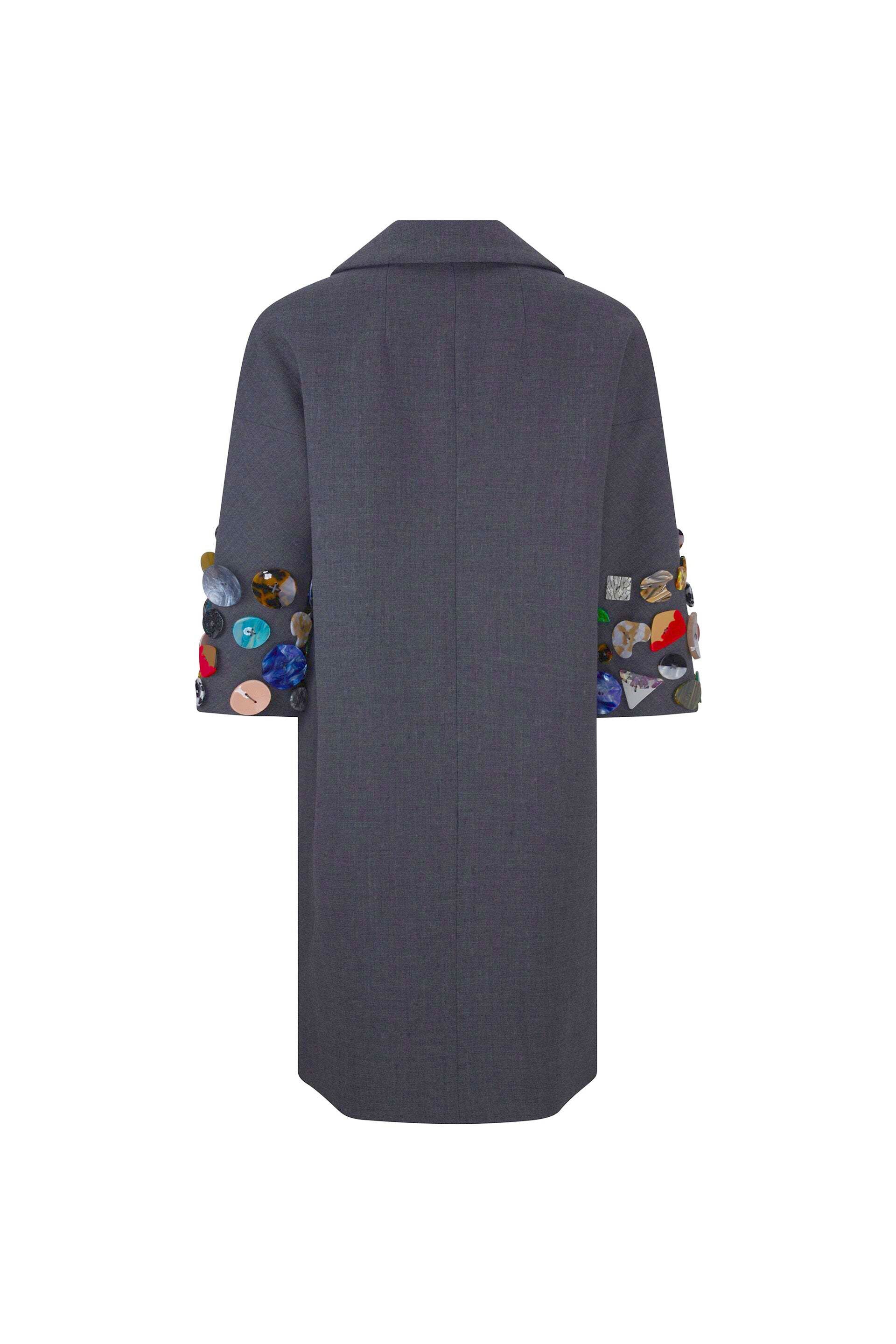 'MEMORY VASE' PATCH POCKET COAT -  - Libertine