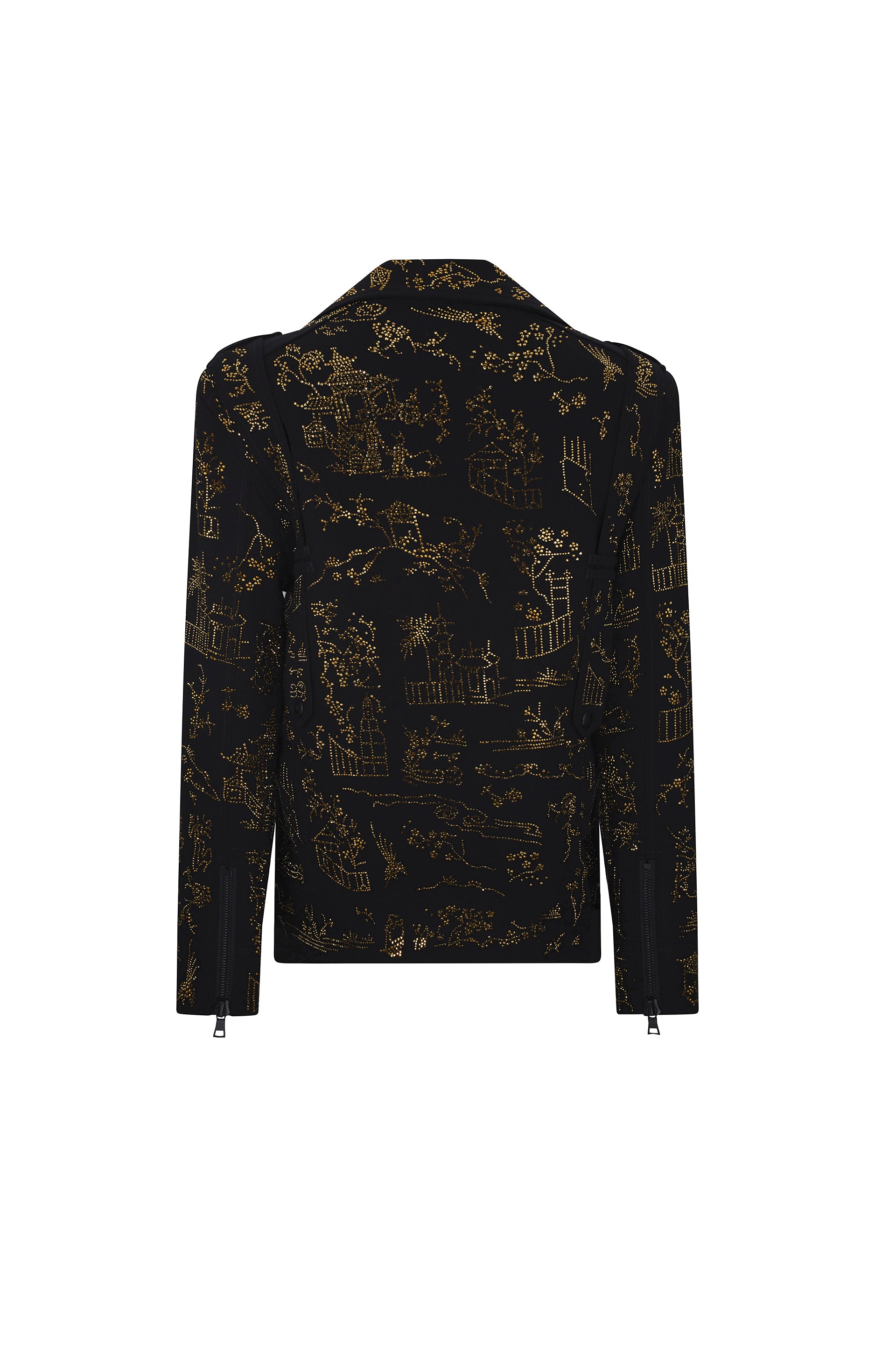 'CHINOISERIE' LONG MOTORCYCLE JACKET -  - Libertine