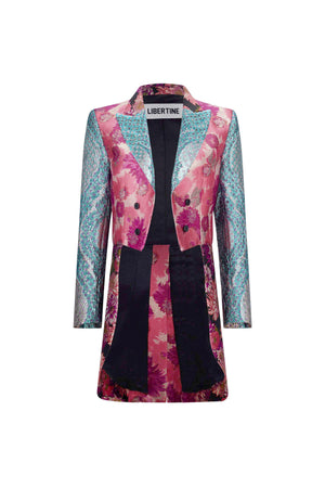 'PINK WISH JACQUARD' TAILCOAT