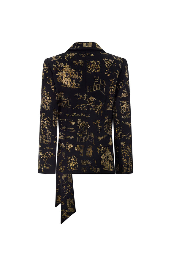 'CHINOISERIE' WRAP JACKET -  - Libertine