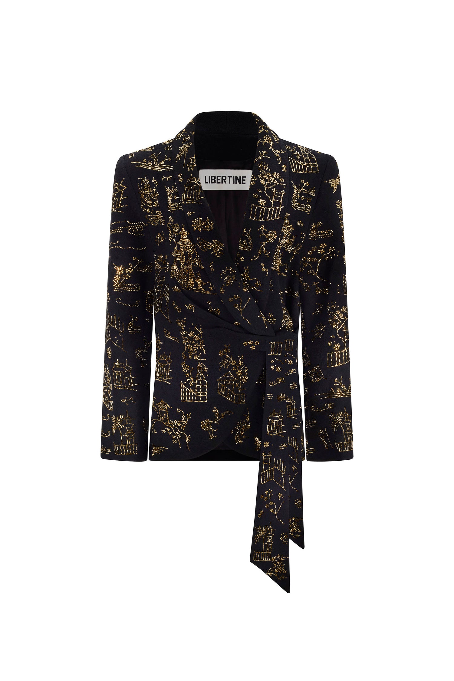 'CHINOISERIE' WRAP JACKET -  - Libertine