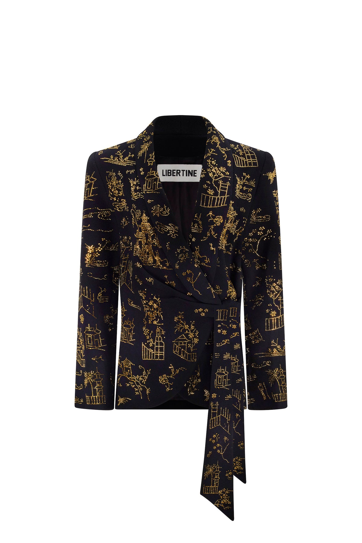'CHINOISERIE' WRAP JACKET - - Libertine