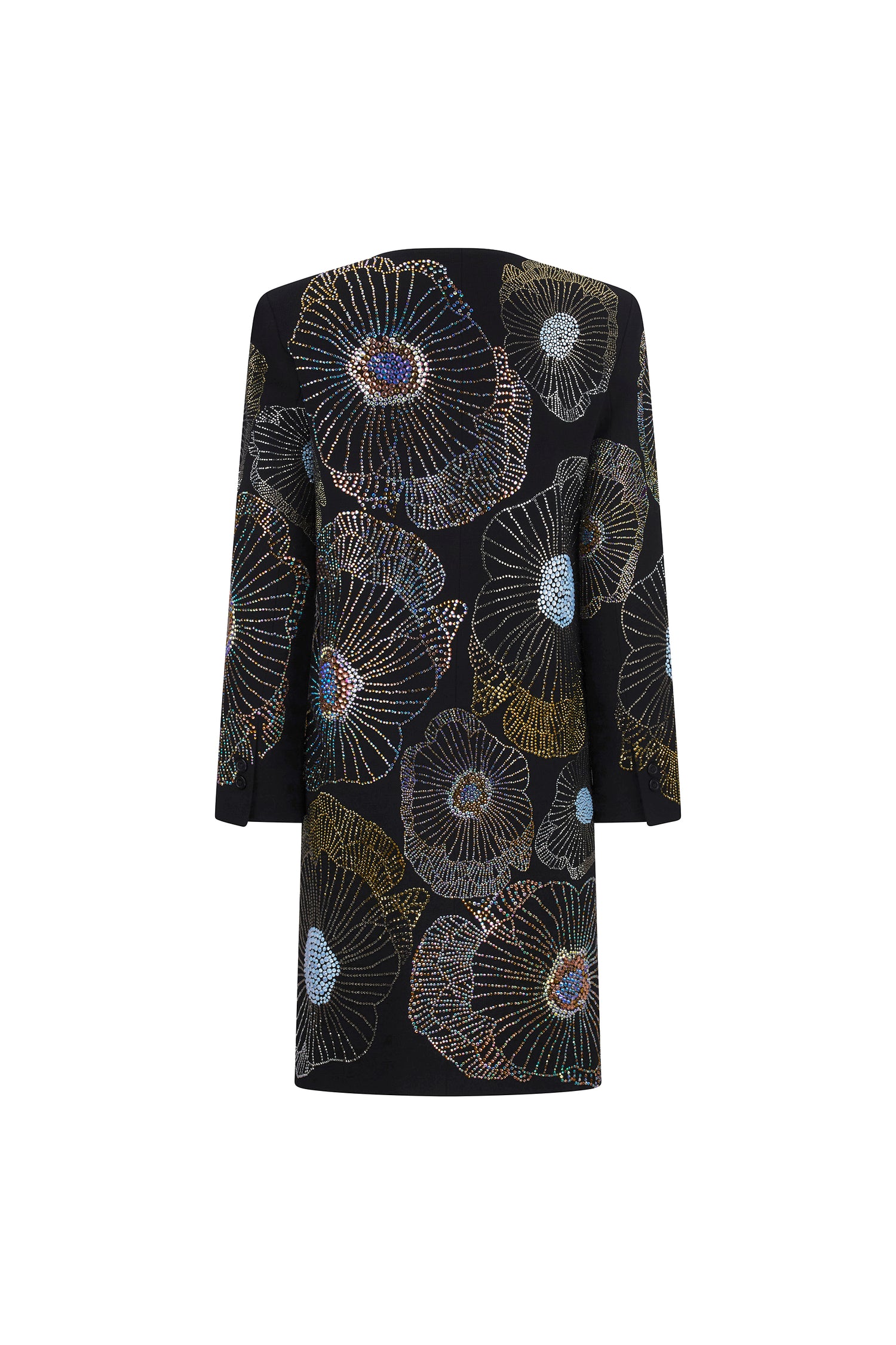 'GARDENIA' DEEP V-NECK COAT -  - Libertine