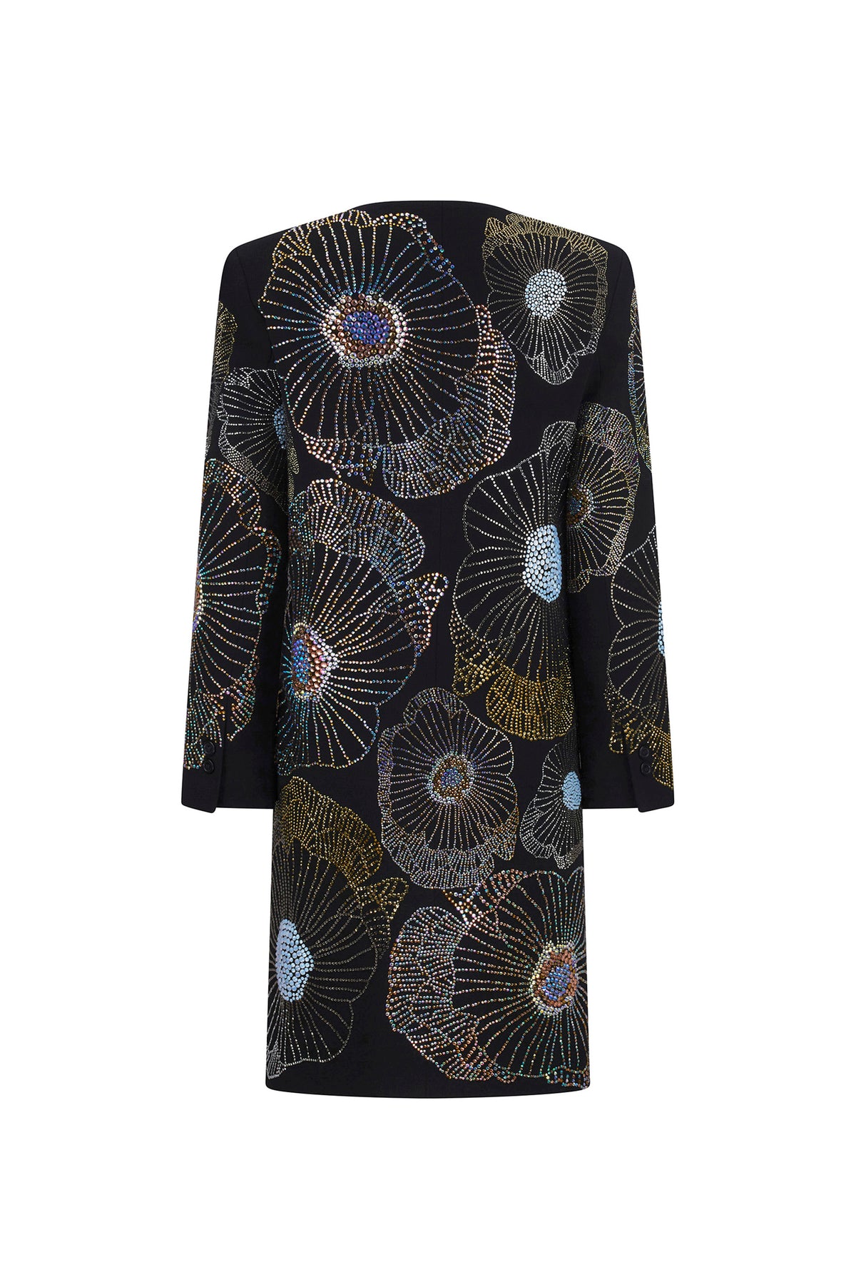 'GARDENIA' DEEP V-NECK COAT - - Libertine