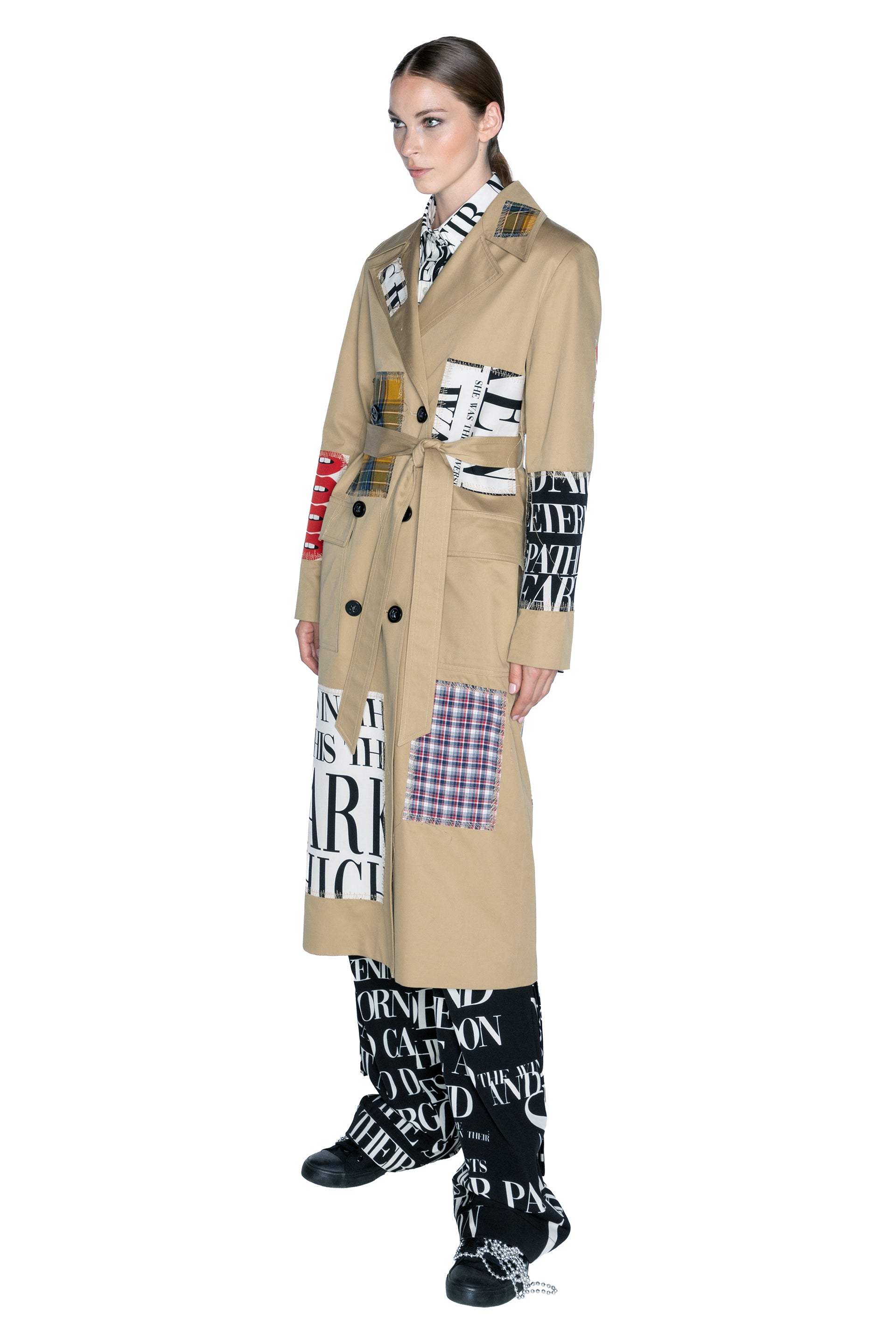 ジャケット・アウター nalm. reversible frill half trench 数量限定再入荷】reversible frill half trench | Nalm.