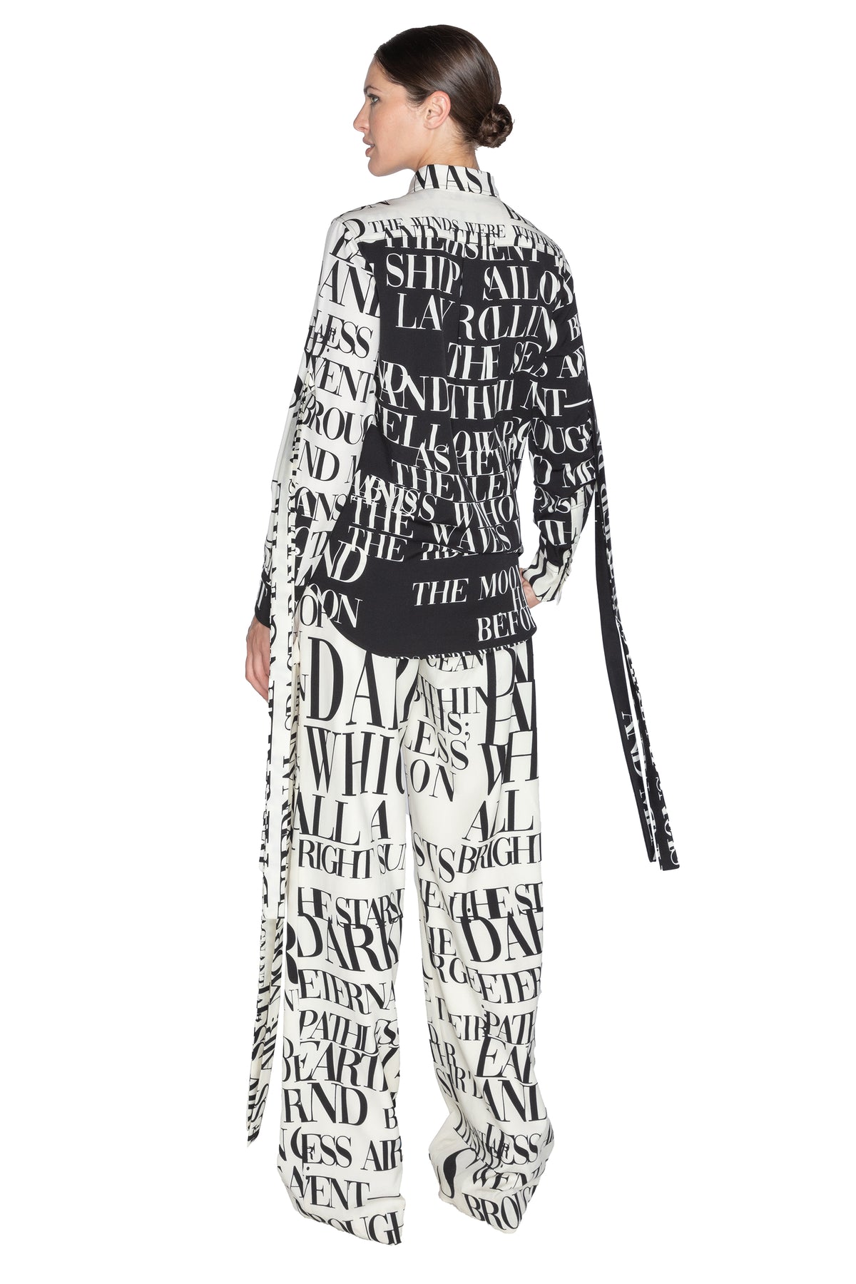 'POEME' CLASSIC SHIRT WITH STRAPS -  - Libertine