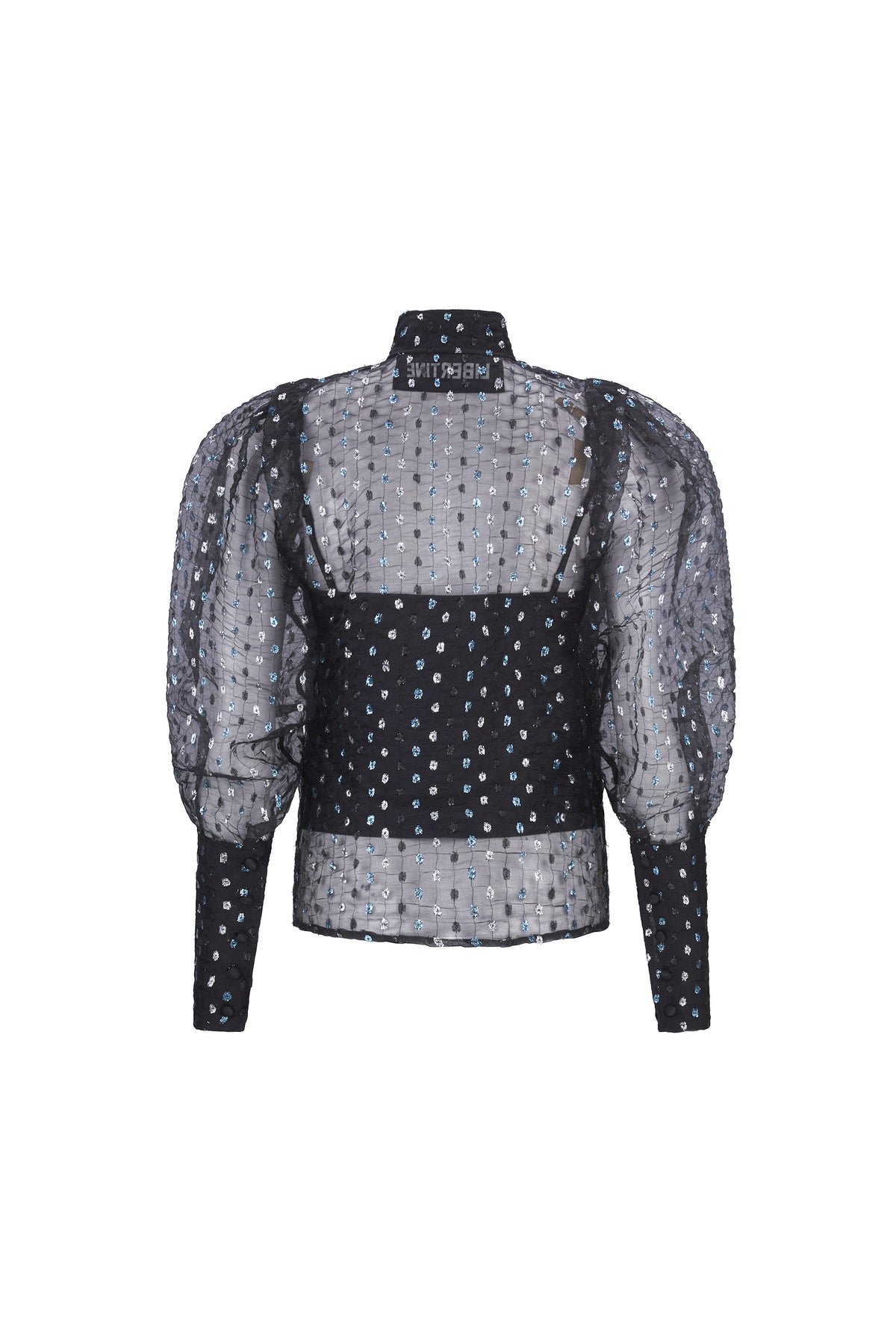 'SPARKLE DOT' BISHOP SLEEVE BLOUSE -  - Libertine