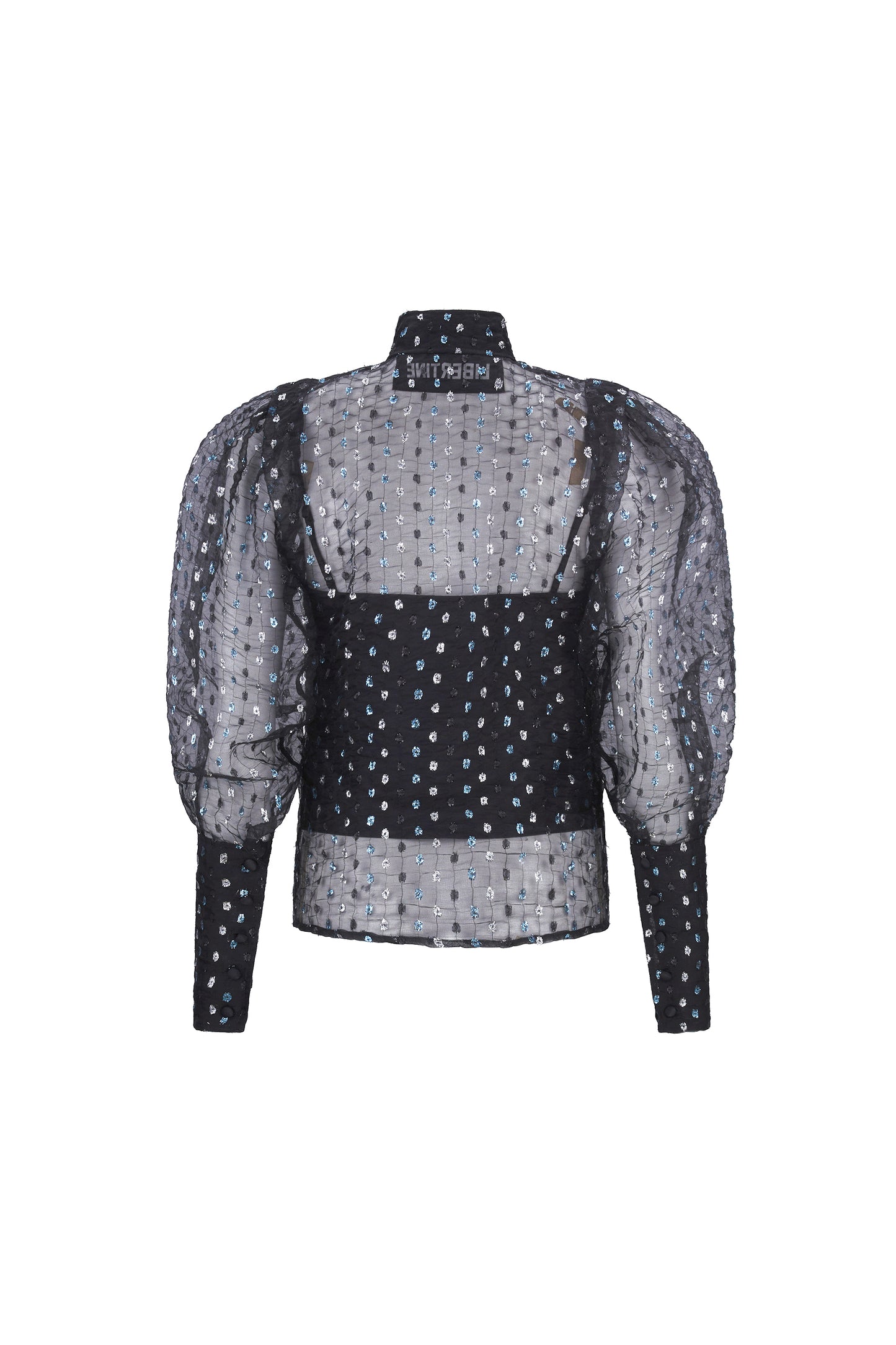 'SPARKLE DOT' BISHOP SLEEVE BLOUSE -  - Libertine