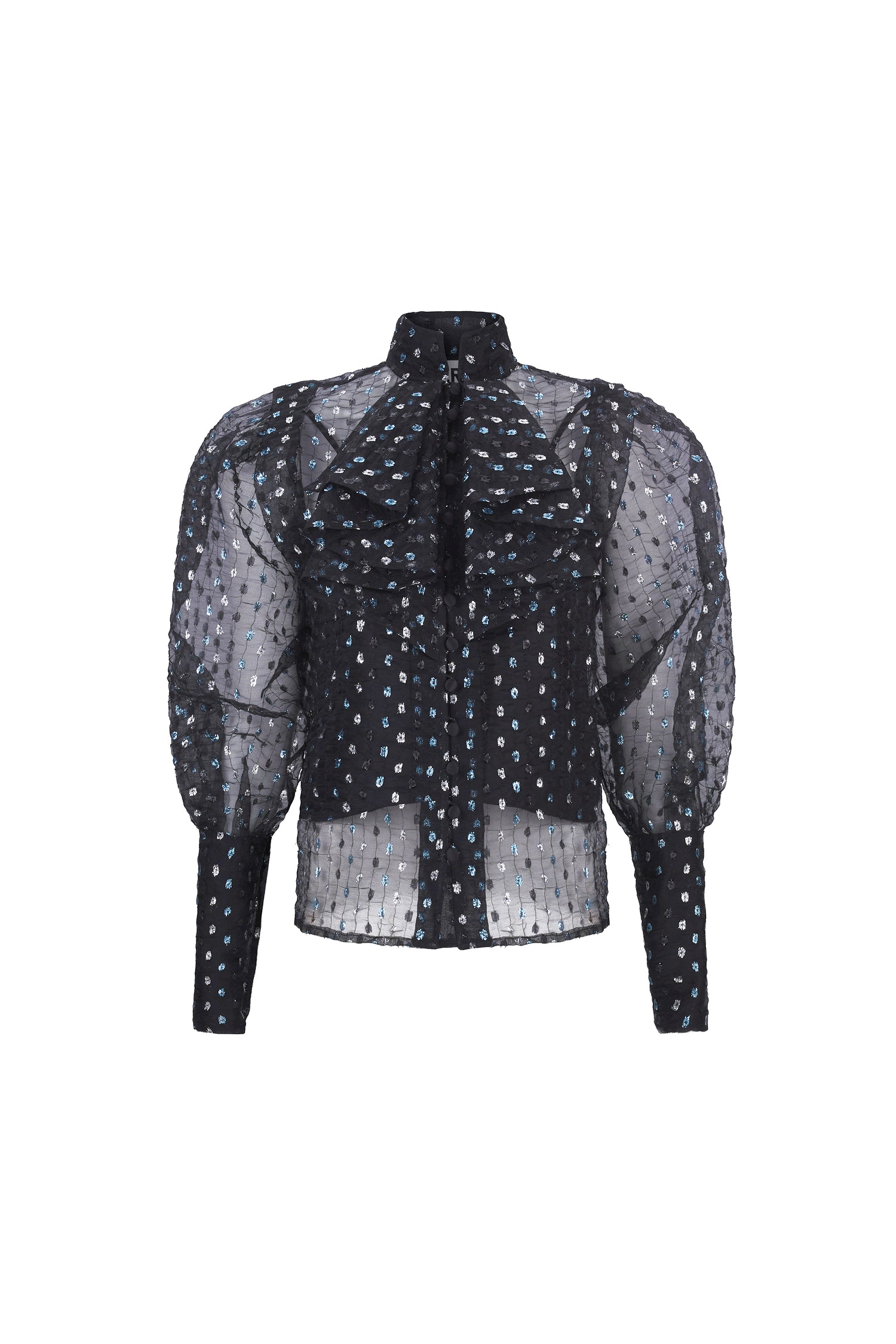 'SPARKLE DOT' BISHOP SLEEVE BLOUSE -  - Libertine