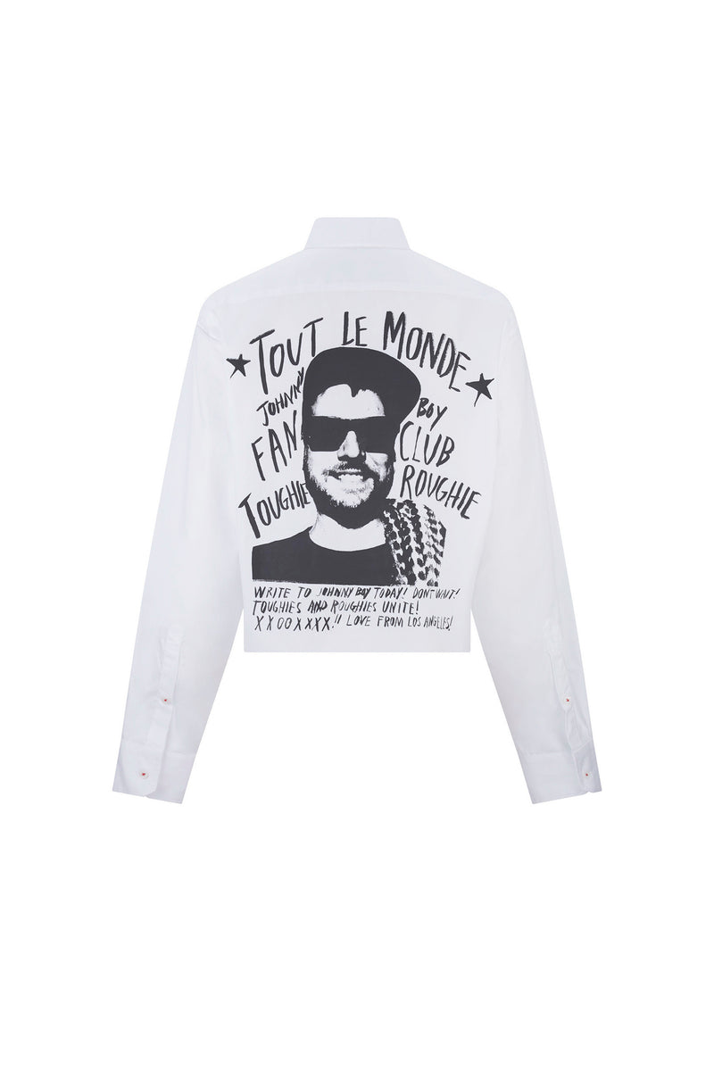 'TOUT LE MONDE' CROPPED CLASSIC SHIRT - - Libertine