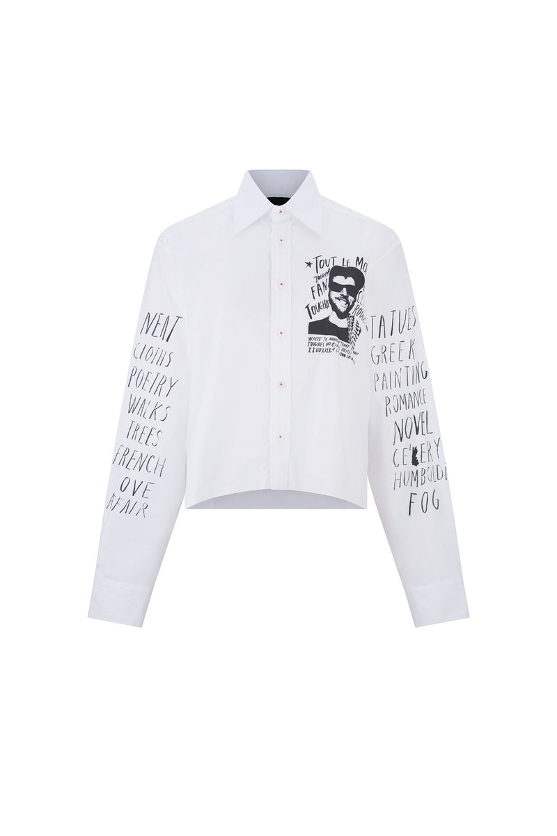 'TOUT LE MONDE' CROPPED CLASSIC SHIRT - - Libertine