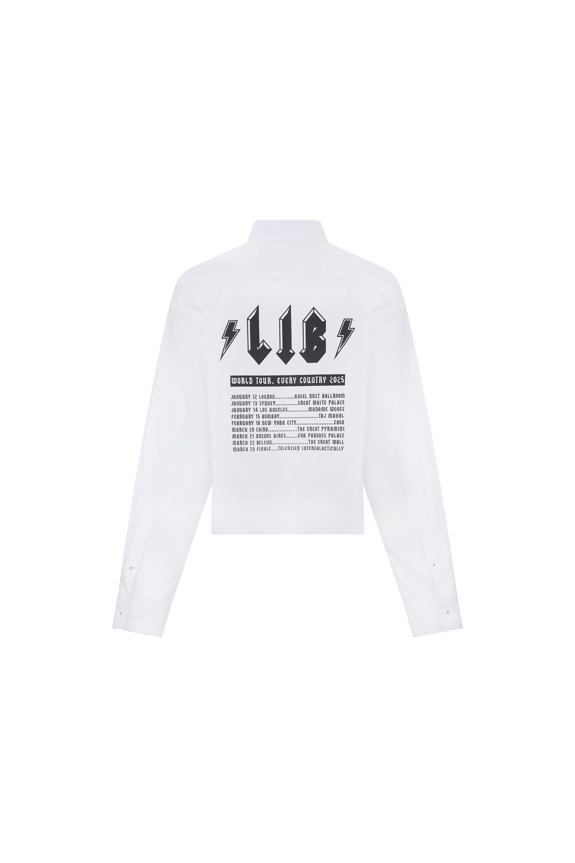 'LIB LINEUP' CROPPED CLASSIC SHIRT -  - Libertine