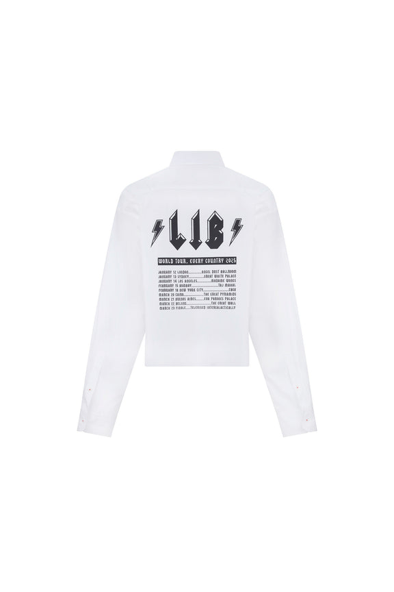 'LIB LINEUP' CROPPED CLASSIC SHIRT -  - Libertine