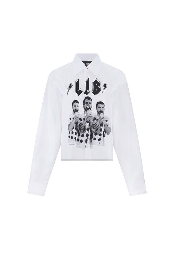 'LIB LINEUP' CROPPED CLASSIC SHIRT - - Libertine - Main image