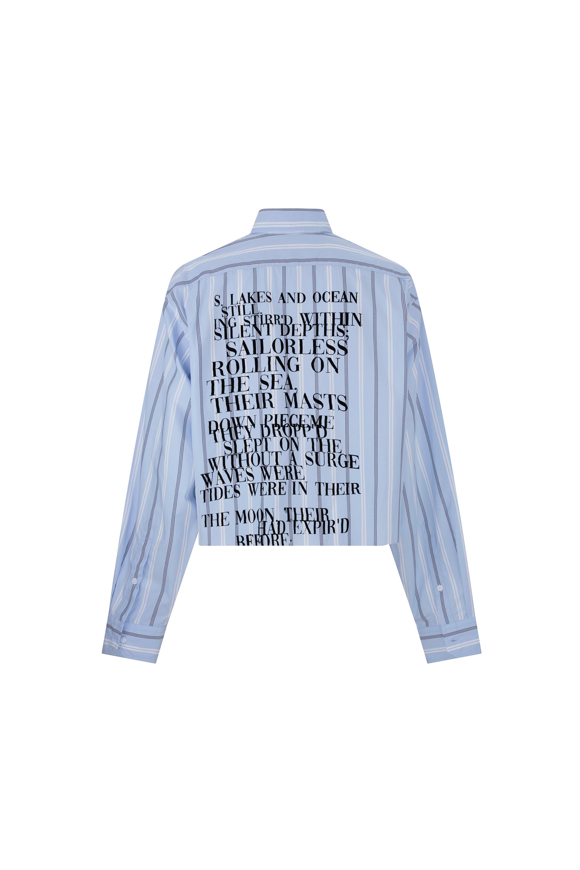 'DARKNESS' CROPPED CLASSIC SHIRT -  - Libertine