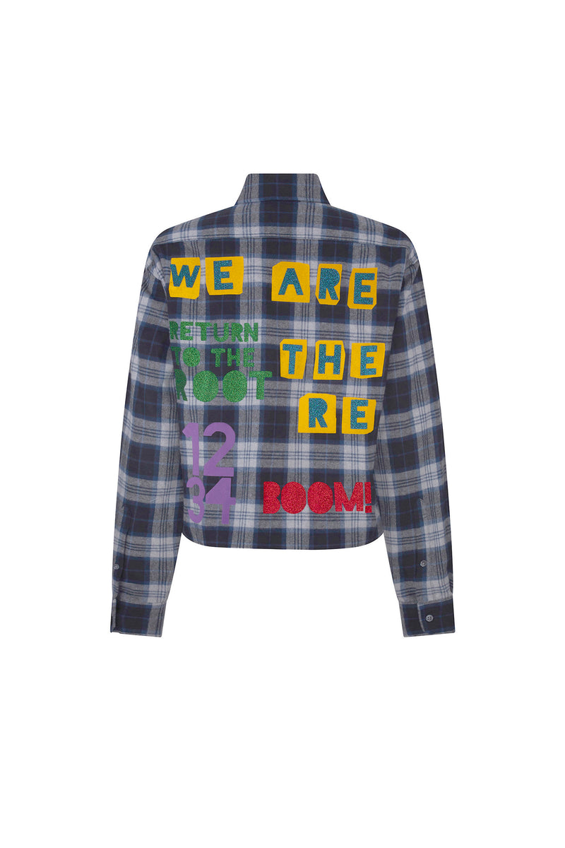 'UNLIMITED POTENTIAL' CROPPED CLASSIC SHIRT - - Libertine