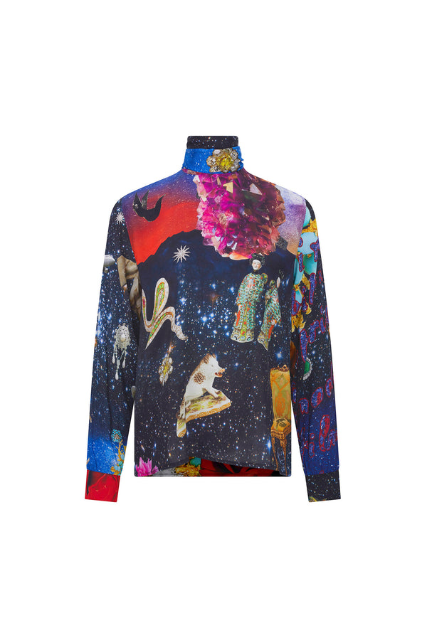 'STARRY NIGHT REDUX' BIANCA BLOUSE - - Libertine