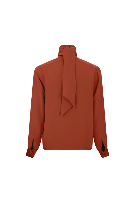 'BURNT ORANGE' BIANCA BLOUSE -  - Libertine