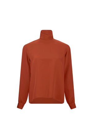 'BURNT ORANGE' BIANCA BLOUSE