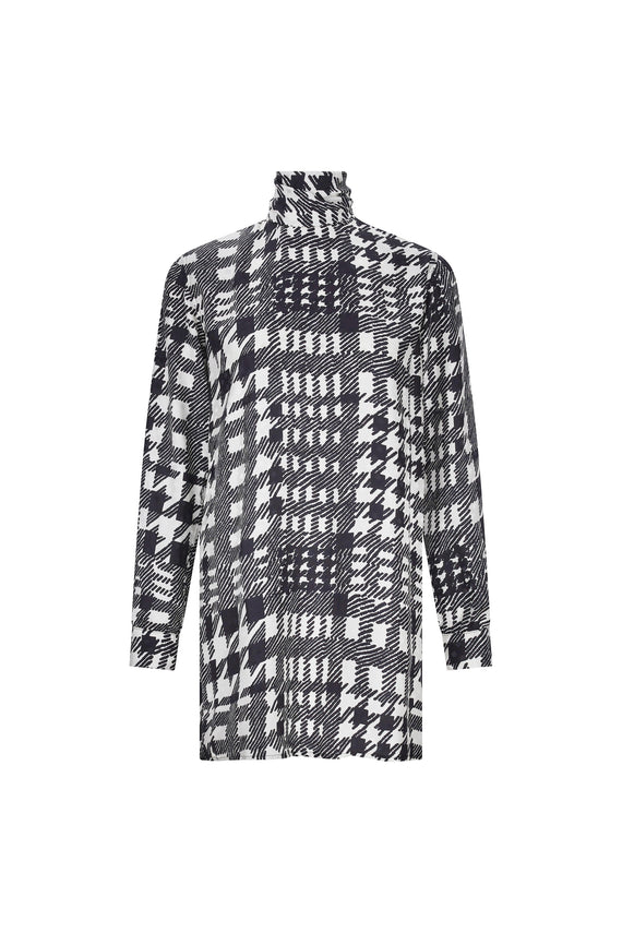 'PEGGYS HOUNDSTOOTH' BIANCA TUNIC - - Libertine - Main image