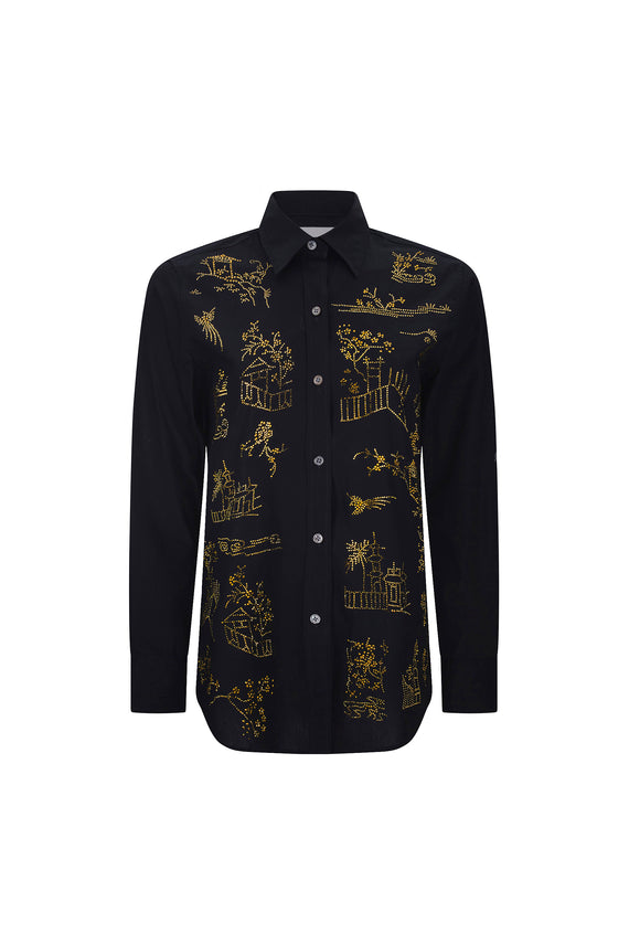 'CHINOISERIE' NEW CLASSIC SHIRT -  - Libertine