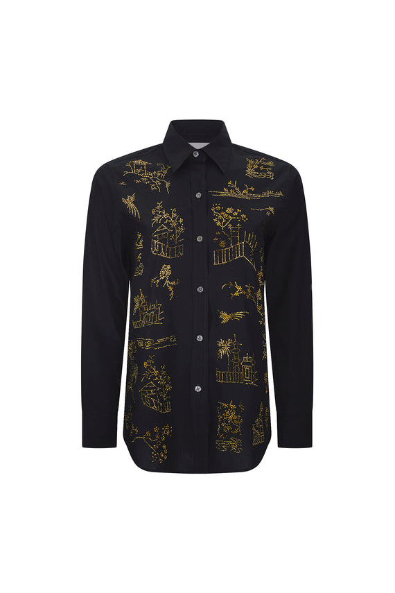 'CHINOISERIE' NEW CLASSIC SHIRT -  - Libertine