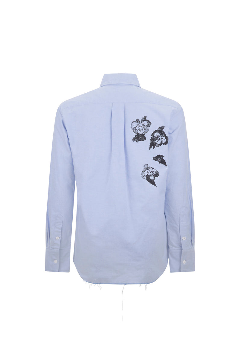 'PANSY GARDEN PATCH' NEW CLASSIC SHIRT - - Libertine