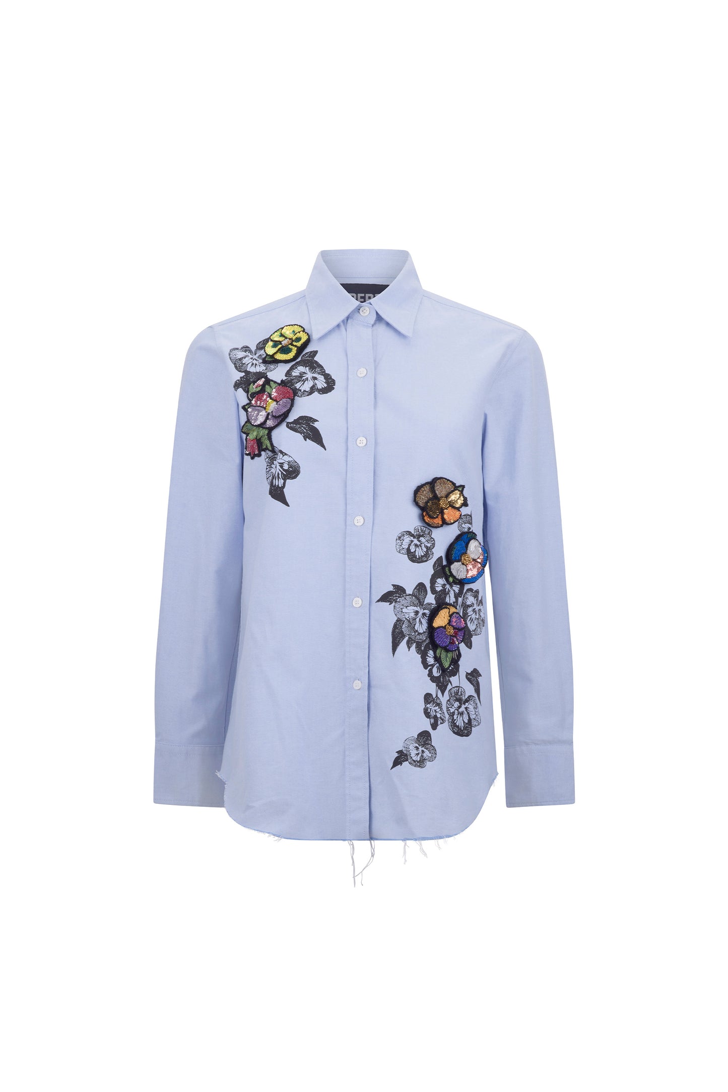 'PANSY GARDEN PATCH' NEW CLASSIC SHIRT -  - Libertine