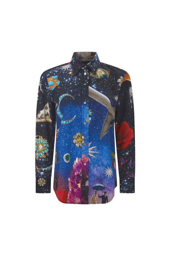 'STARRY NIGHT REDUX' NEW CLASSIC SHIRT - - Libertine - Main image