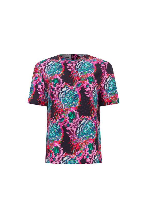 'ACID TRIP' SHORT SLEEVE BLOUSE - - Libertine - Main image