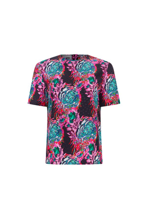 'ACID TRIP' SHORT SLEEVE BLOUSE