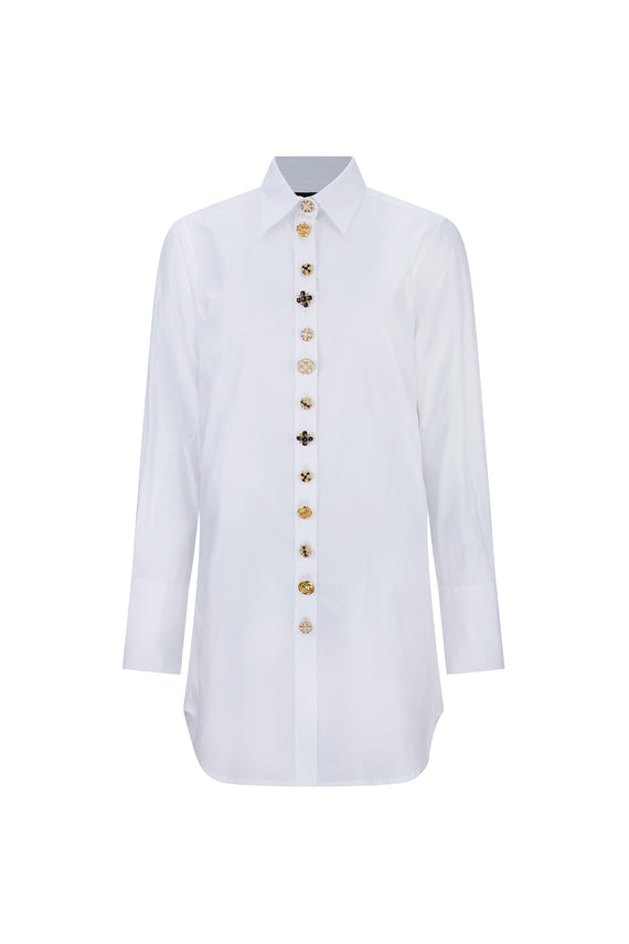 'BUTTON LUXE' LONG CLASSIC SHIRT - - Libertine - Main image
