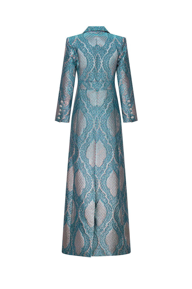 'TANGIER JACQUARD' MAXI COAT - - Libertine