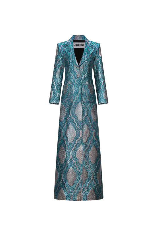 'TANGIER JACQUARD' MAXI COAT -  - Libertine