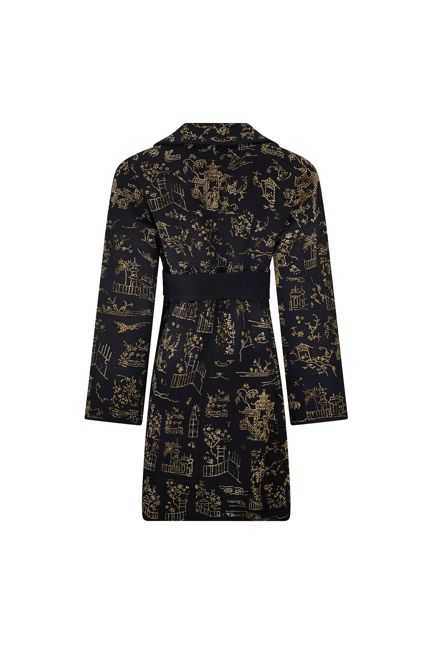 'CHINOISERIE' VIENNA WRAP COAT -  - Libertine