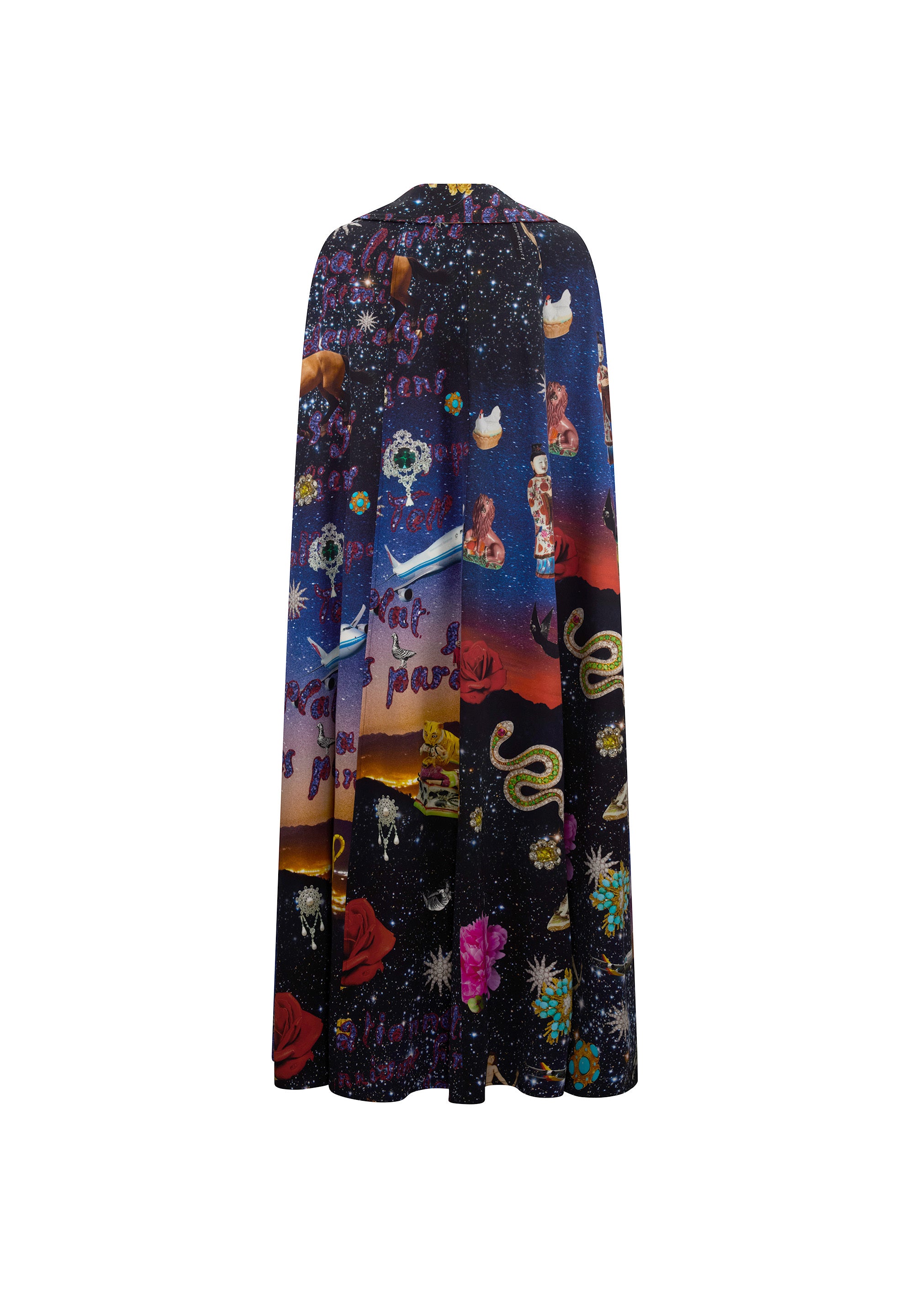 'STARRY NIGHT REDUX' MAXI TIE CAPE -  - Libertine